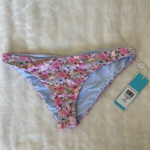 Beach Bunny Stephanie Floral Reversible Bikini Bottom